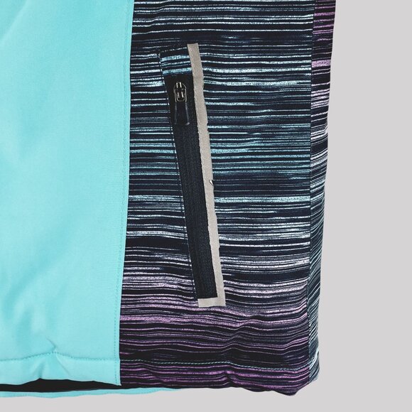 Under Armour Youth Girls Hooded Softshell Jacket With Zipper Pockets L - Picture 5 of 10